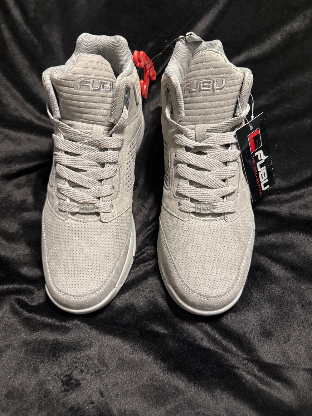 FUBU Men's Gray High-Top Sneakers